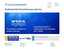 Tablet Screenshot of acquabenessere.it
